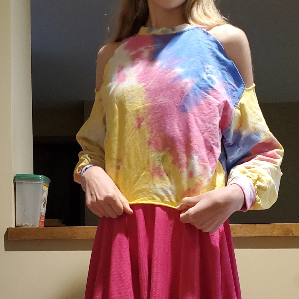 Cute Off-Shoulder Crop Sweater